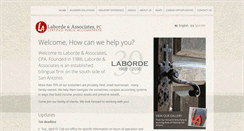 Desktop Screenshot of labordecpa.com