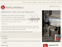 Tablet Screenshot of labordecpa.com